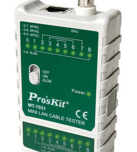 PROSKIT tester καλωδίων δικτύου MT-7031 για RJ45/11/12/22 & BNC