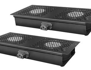 POWERTECH cooling fan για rack NETW-0009, 4x fans, 2x 29.5x13x4cm