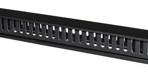 POWERTECH cable management NETW-0029 για rack 19"/1U, πλαστικό, μαύρο