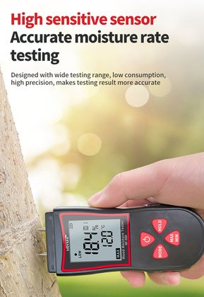 NOYAFA ψηφιακός μετρητής υγρασίας ξύλου NF-568 - Image 3