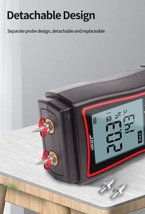 NOYAFA ψηφιακός μετρητής υγρασίας ξύλου NF-568 - Image 6