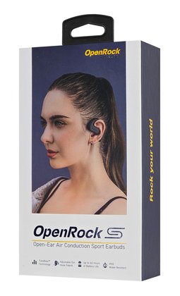 OPENROCKS earphones με θήκη φόρτισης OpenRock S, Open Wearable Stereo, ANC, μαύρο, by OneOdio - Image 3