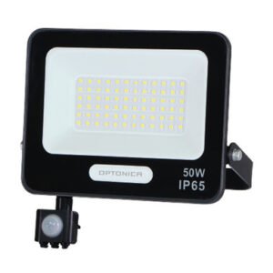 OPTONICA LED προβολέας 15857 με αισθητήρα κίνησης, 50W, 6000K, IP65
