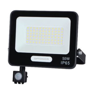 OPTONICA LED προβολέας 15858 με αισθητήρα κίνησης, 50W, 4000K, IP65