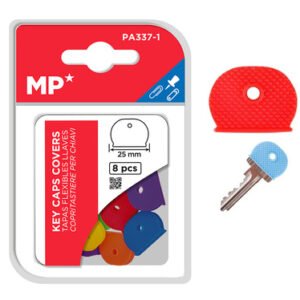 MP πλαστικά καλύμματα κλειδιών PA337-1, 25mm, 8τμχ, διάφορα χρώματα
