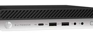HP PC EliteDesk 800 G4 Micro, Refurbished Grade A Repainted, i5-8500T, 8GB, 256GB M.2, FreeDOS