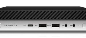 HP PC ProDesk 600 G4 Tiny, Refurbished Grade A Repainted, i5-8500T, 8GB, 256GB M.2, FreeDOS
