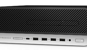 HP PC ProDesk 600 G5 SFF, Refurbished Grade A Repainted, i3-9100, 8/256GB SSD, FreeDOS