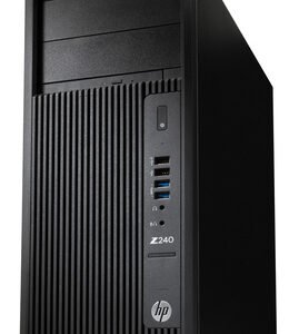 HP Workstation Z240, Refurbished Grade A Repainted, E3-1225 V5, 16GB, 250GB M.2, DVD, FreeDOS