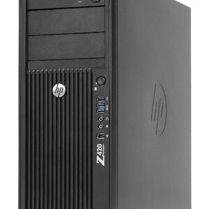 HP Workstation Z420, Refurbished Grade A Repainted, E5-1620, 16GB, 500GB HDD, AMD FirePro W2100, DVD, FreeDOS