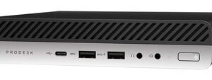 HP PC ProDesk 600 G3 Micro, Refurbished Grade A Repainted, i3-6100T, 8/500GB, FreeDOS
