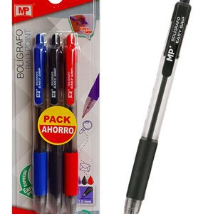 MP σετ στυλό διαρκείας τριών χρωμάτων PE251, 1.0mm, 3τμχ