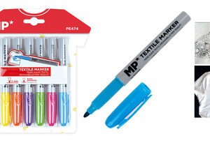 MP σετ μαρκαδόρων για ρούχα PE474, 2mm, 6 χρώματα