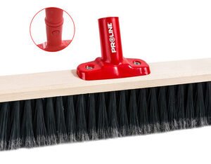 PROLINE ξύλινη σκούπα 14303 με συνθετική τρίχα 8cm, click system, 30cm