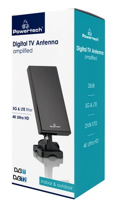 POWERTECH ψηφιακή κεραία PT-1005, 5G & LTE, indoor & outdoor, 28dB - Image 3