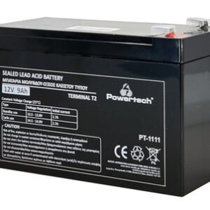 POWERTECH μπαταρία μολύβδου PT-1111, 12V 9Ah, T2