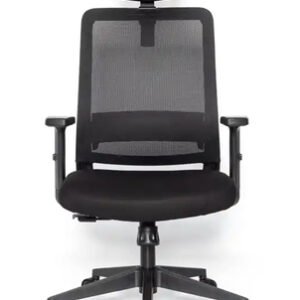 POWERTECH καρέκλα γραφείου PT-1140 με μπράτσα, ρυθμιζόμενη, μαύρη
