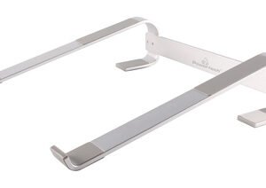 POWERTECH μεταλλική βάση laptop PT-1161, έως 18", ασημί