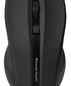 POWERTECH ασύρματο ποντίκι PT-1166, USB δέκτης, 1600DPI, μαύρο