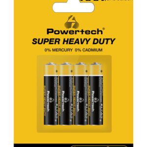 POWERTECH μπαταρίες Zinc Carbon Super Heavy Duty PT-1218, AAA 1.5V, 4τμχ