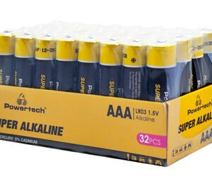 POWERTECH αλκαλικές μπαταρίες Super Alkaline PT-1402, AAA, 1.5V, 32τμχ