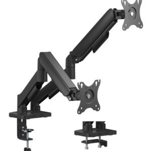 POWERTECH βάση γραφείου για 2x οθόνες PT-1425, 17-32", έως 9kg