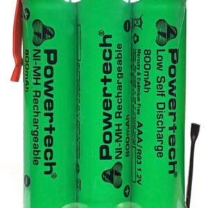 POWERTECH επαναφορτιζόμενη μπαταρία PT-790 800mAh, AAΑ HR03, 3τμχ