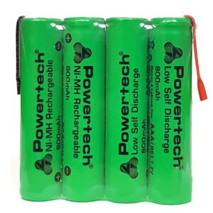 POWERTECH επαναφορτιζόμενη μπαταρία PT-791 800mAh, AAΑ HR03, 4τμχ