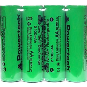 POWERTECH επαναφορτιζόμενη μπαταρία PT-794 2100mAh, AΑ HR6, 4τμχ