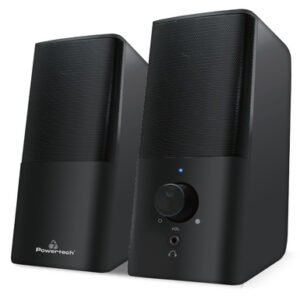 POWERTECH ηχεία Premium sound PT-847, 2x 3W, 3.5mm, μαύρα