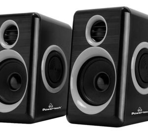 POWERTECH ηχεία Premium sound PT-972, 2x 3W RMS, 3.5mm, μαύρα