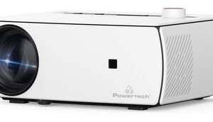 POWERTECH LED βιντεοπροβολέας PT-983, 1080p, Dolby Audio, WiFi, λευκός