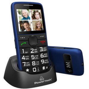 POWERTECH Κινητό Τηλέφωνο Sentry Eco PTM-24, SOS Call, με φακό, μπλε
