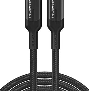 POWERTECH καλώδιο USB-C PTR-0136, PD 100W, 20Gbps, copper, 1m, μαύρο