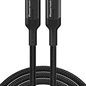 POWERTECH καλώδιο USB-C PTR-0140, PD 240W 5A, copper, 1m, μαύρο
