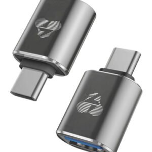 POWERTECH αντάπτορας USB-C σε USB 3.0 PTR-0148, 10 Gbps, 60W, γκρι