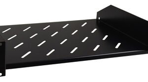 PULSAR σταθερό ράφι 19" RAPD600, για rack βάθους 600mm, 2U, μαύρο