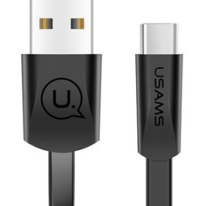 USAMS Καλώδιο USB σε USB-C US-SJ200, 2A, 1.2m, μαύρο