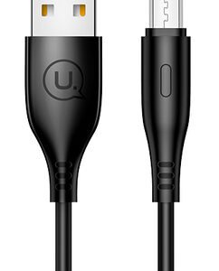 USAMS καλώδιο Micro USB σε USB US-SJ268, 2A, 1m, μαύρο