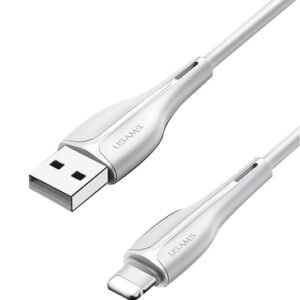 USAMS καλώδιο Lightning σε USB US-SJ371, 2A, 1m, λευκό