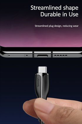 USAMS καλώδιο USB-C σε USB US-SJ372, 2A, 1m, μαύρο - Image 2