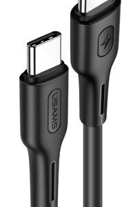 USAMS καλώδιο USB Type-C U43, 5A 100W, PD, 1.2m, μαύρο