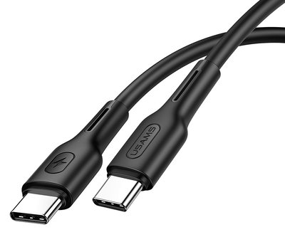 USAMS καλώδιο USB Type-C U43, 5A 100W, PD, 1.2m, μαύρο - Image 2