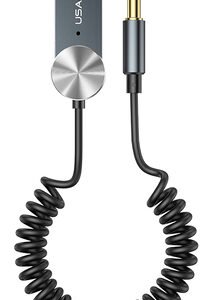 USAMS Bluetooth car audio receiver US-SJ464, μεταλλικό, γκρι