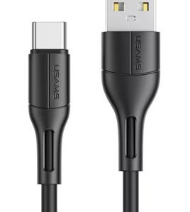 USAMS καλώδιο USB-C σε USB US-SJ501, 2A, 1m, μαύρο