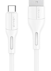 USAMS καλώδιο USB-C σε USB US-SJ501, 2A, 1m, λευκό