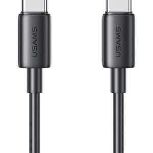 USAMS καλώδιο USB-C US-SJ711, 60W, 480Mbps, 1m, μαύρο
