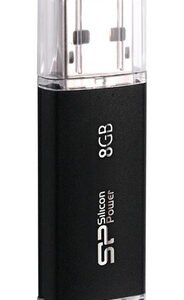 SILICON POWER USB Flash Drive Ultima II-I, 8GB, USB 2.0, μαύρο