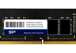 SILICON POWER industrial μνήμη DDR4 SODIMM SP008GISFU320BH0, 8GB, 3200MHz, CL22, -20~95 °C