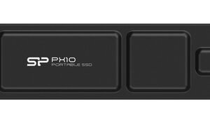 SILICON POWER εξωτερικός SSD PX10, 1TB, USB 3.2, 1050-1050MB/s, μαύρος